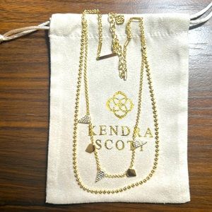 Kendra Scott double chain necklace !
